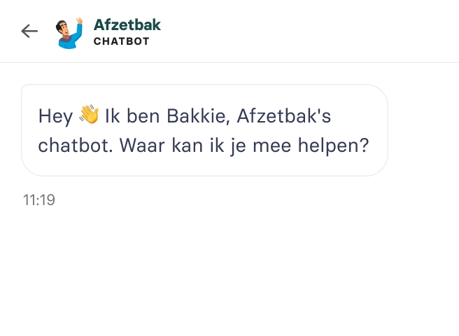 AI Agent Afzetbak / De Afvalmaatjes AI Agent Afzetbak / De Afvalmaatjes