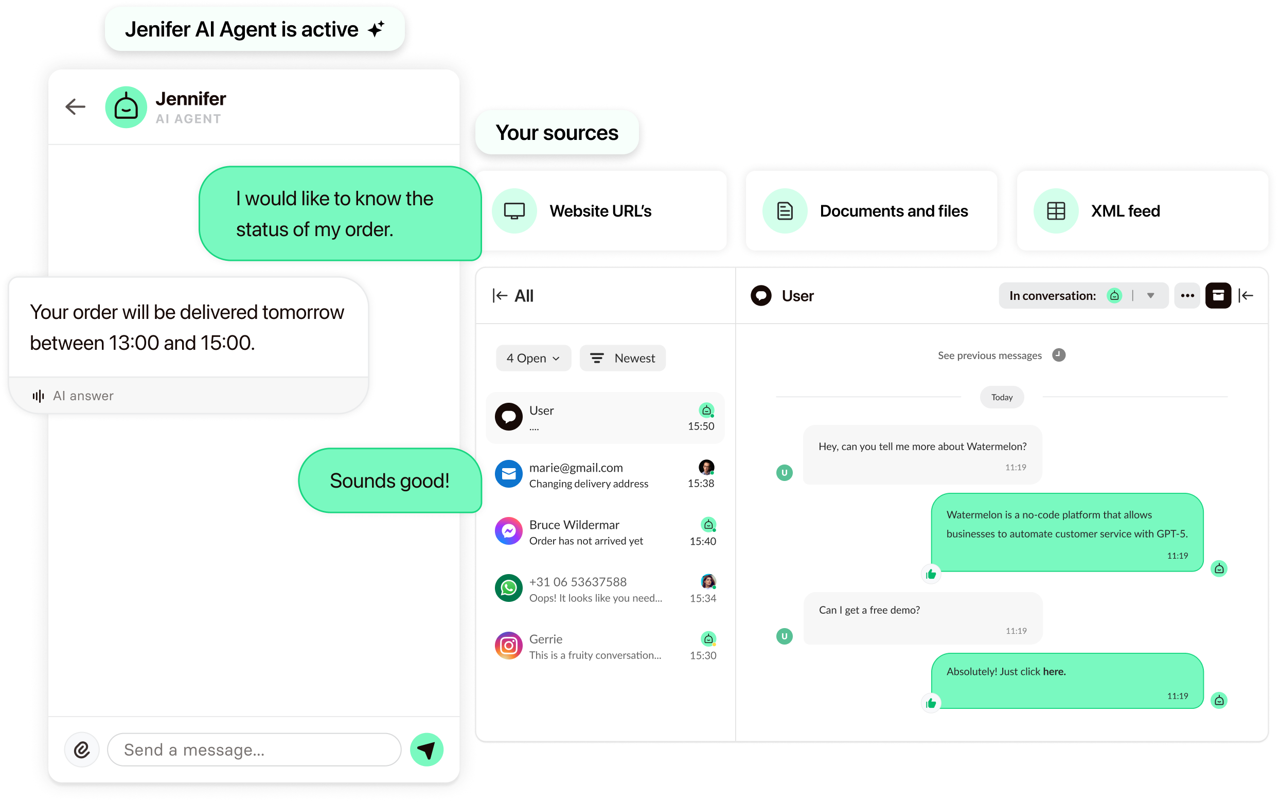 Illustration of the AI Agent Illustration of the AI Agent